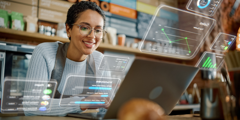 How are small businesses using AI in 2025?